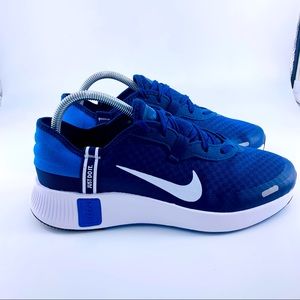 Nike Reposto Sneakers Size 7 youth fits women’s 9 Blue Like New
